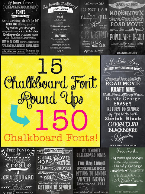 Chalkboard Fonts