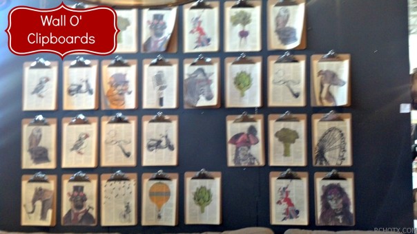 Wall of Clipboards @ Red - RCHOTX